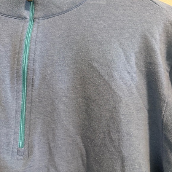 Peter Millar Crown Comfort Women's Pullover Sweatshirt size M blue quarter zip - Picture 4 of 7